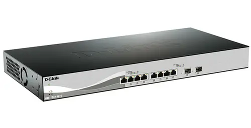 DXS-1210-10TS Gestionado L2/L3 10G Ethernet (100/1000/10000) 1U Negro, Plata