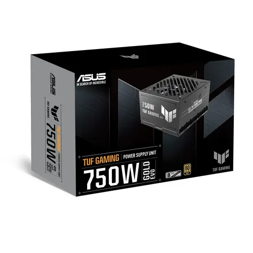 TUF-GAMING-750G-EVO unidad de fuente de alimentación 750 W 20+4 pin ATX ATX Negro - Imagen 12