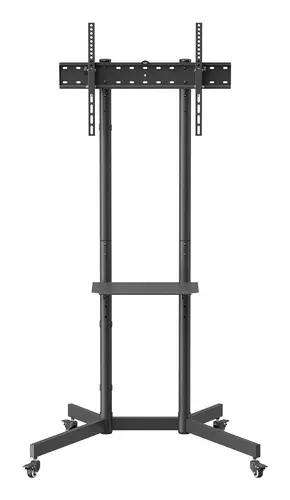 Soporte De Suelo Eco Con Rueda, Bandeja Para DVD Para Monitor/TV 45kg De 37-70, Negro - Imagen 2