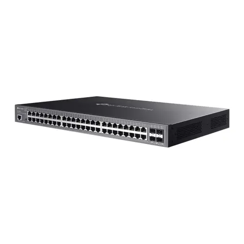 Omada SG3452XMPP switch Gestionado L2+ Gigabit Ethernet (10/100/1000) Energía sobre Ethernet (PoE) 1U Negro - Imagen 3