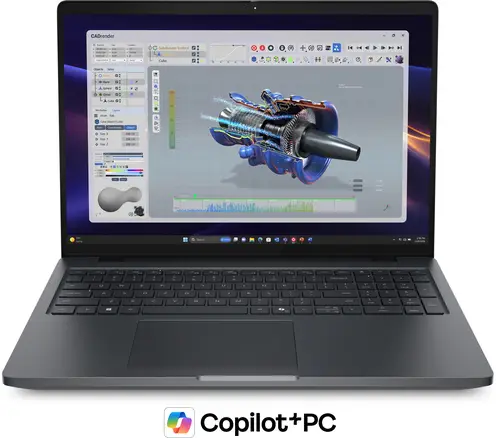Pro Precision 5 16 PW516261 Copilot+ PC Intel Core Ultra 7 366H Portátil 40,6 cm (16") Full HD+ 32 GB LPDDR5x-SDRAM 1 TB SSD NVIDIA RTX PRO 2000 Blackwell Wi-Fi 7 (802.11be) Windows 11 Pro Negro Español - Imagen 1
