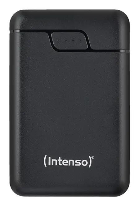 B10000  Power bank de 10.000 mAh, batería externa portátil, USB-C y 2× USB-A, indicador LED, probada en Alemania, negra