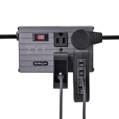Cargador USB-C/USB-A de Pared GaN PD de 140W - 3x USB-C/1x USB-A - Cargador Internacional para Portátil MacBook/Dell XPS/Inspiron - Cargador USB Tipo C PD 3.1 - Imagen 8
