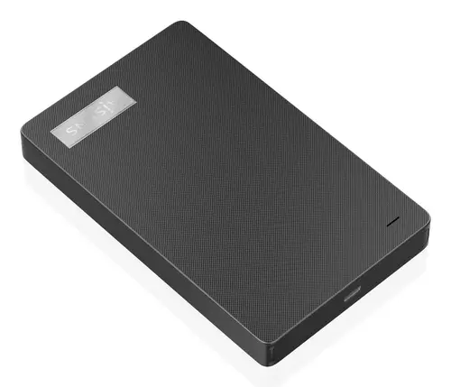 Caja Externa 2,5? 9.5mm SATA a USB-C USB3.1 Gen1, Negra - Imagen 1