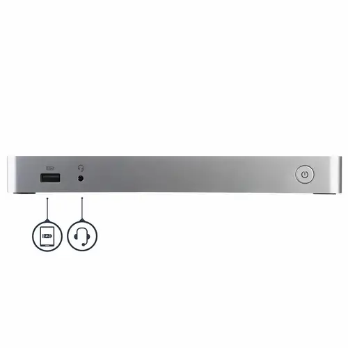 Docking Station USB C para 2 Monitores - PD de 60 W para Portátil Windows - Replicador de Puertos USB Tipo C a HDMI/DVI - USB 3.1 Gen 1 Tipo C Compatible con Thunderbolt 3 - Imagen 4