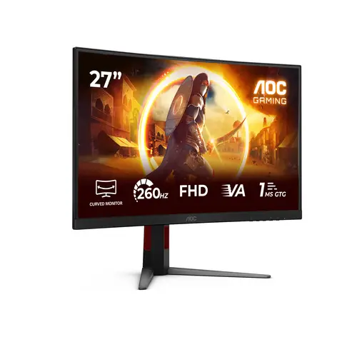 G4 C27G4Z2 pantalla para PC 68,6 cm (27") 1920 x 1080 Pixeles Full HD LCD Negro, Rojo - Imagen 2