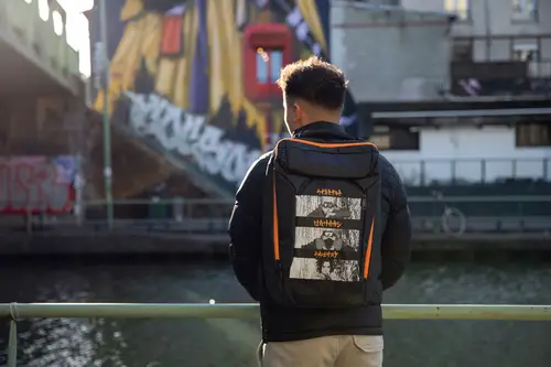 Naruto 43,2 cm (17") Mochila Negro - Imagen 5