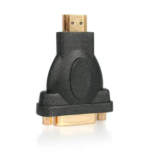 Adaptador HDMI a DVI - DVI-D Hembra - HDMI Macho - Conversor - Negro - Imagen 3