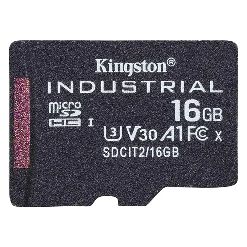 Industrial 16 GB MicroSDHC UHS-I Clase 10 - Imagen 1