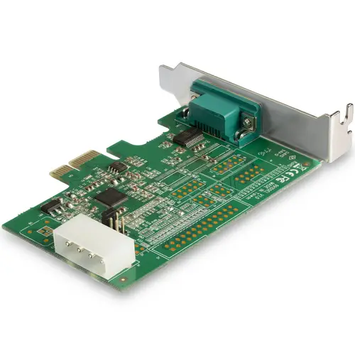 Tarjeta PCI Express Adaptadora de 1 Puerto Serie RS232 - Tarjeta Controladora Serial PCIe RS232 - PCIe a DB9 UART16950 - Tarjeta de Expansión de Perfil Bajo - Windows y Linux - Imagen 2
