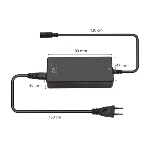 EW3887 adaptador e inversor de corriente Interior 65 W Negro - Imagen 3