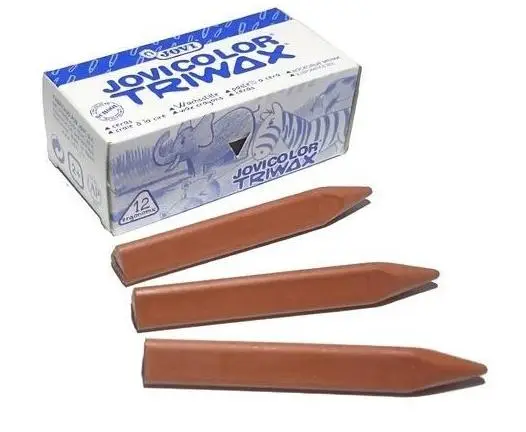 ESTUCHE 12 CERAS JOVICOLOR TRIWAX 97303 MARR.CLARO