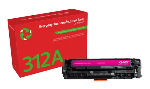 Everyday Tóner Everyday Magenta remanufacturado de Xerox es compatible con HP 312A (CF383A), Capacidad estándar - Imagen 1