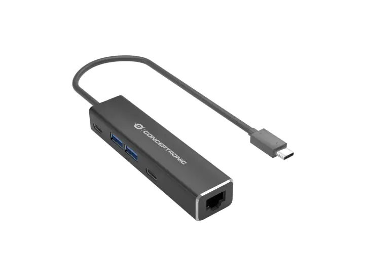 ABBY13B base para portátil y replicador de puertos Alámbrico USB 3.2 Gen 1 (3.1 Gen 1) Type-C Gris