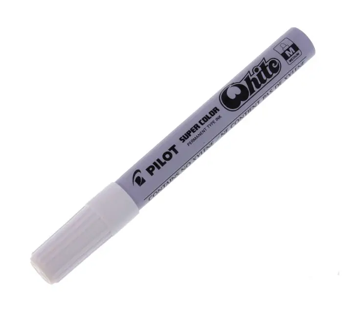 ROTULADOR PILOT SUPER COLOR SC-W-M BLANCO PUNTA M