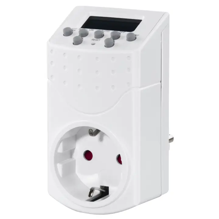 Mini Blanco Programador eléctrico semanal