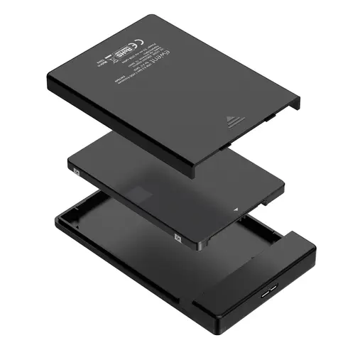 EW7049 caja para disco duro externo Carcasa de disco duro/SSD Negro 2.5" - Imagen 2