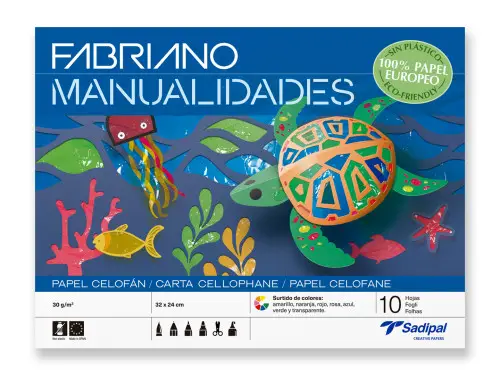 CUAD 42H PAPELES SURTIDOS SADIPAL 32X42CM