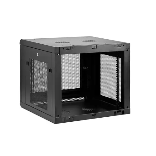 Armario Rack de Pared para Servidores 9U 19"4 Columnas y Estante 1U - Rack de Servidores de Montaje en Pared - Rack Ventilado para Equipo de Red - Imagen 2