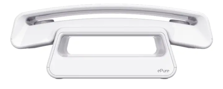 ePure#3 Iconic Teléfono DECT Identificador de llamadas Blanco