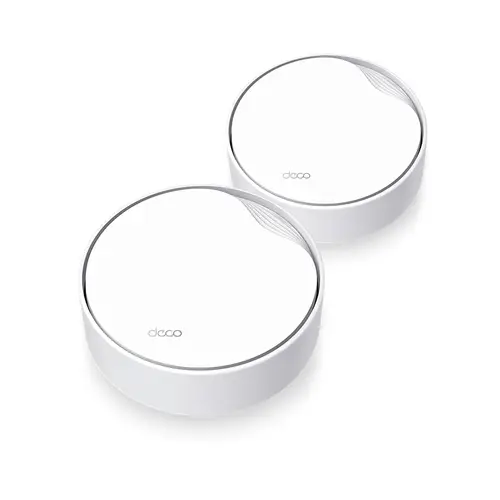 DECO X50-POE(2-PACK) sistema Wi-Fi Mesh (Wi-Fi en malla) Doble banda (2,4 GHz / 5 GHz) Wi-Fi 6 (802.11ax) Blanco Interno - Imagen 1