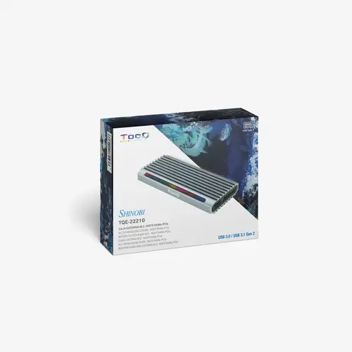 Shinobi Caja externa para unidad de estado sólido (SSD) Gris M.2 - Imagen 9
