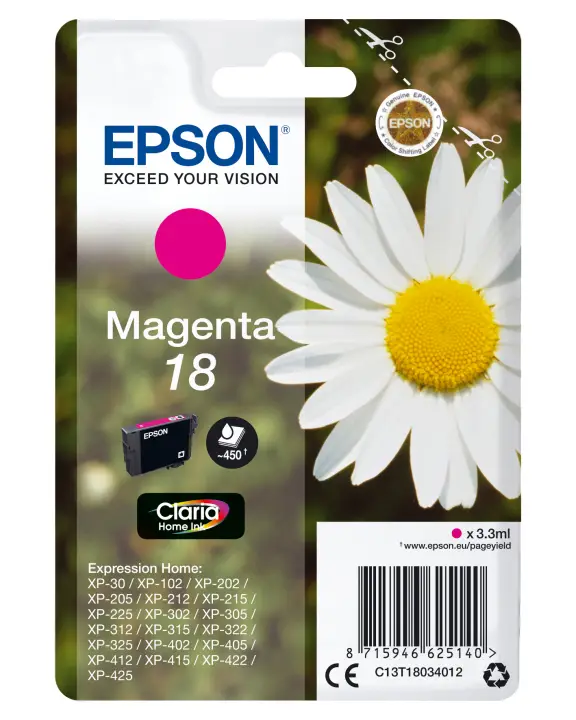 Daisy Cartucho 18 magenta (etiqueta RF)