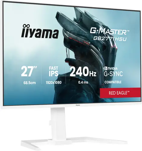 G-MASTER GB2771HSU-W1 pantalla para PC 68,6 cm (27") 1920 x 1080 Pixeles Blanco - Imagen 1