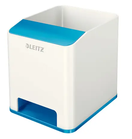 53631036 porta lápices Poliestireno Azul, Blanco