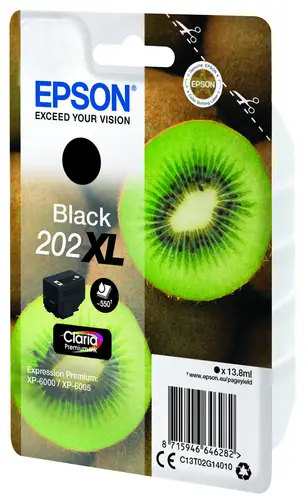 Kiwi Singlepack Black 202XL Claria Premium Ink - Imagen 3
