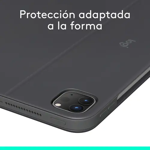 Combo Touch, Funda con Teclado, iPad Pro 11 Pulgadas (M4)(2024) - Teclado retroiluminado extraíble con Soporte abatible, Escritura cómoda, Modo Multiuso, Disposición QWERTY Español - Grafito - Imagen 5