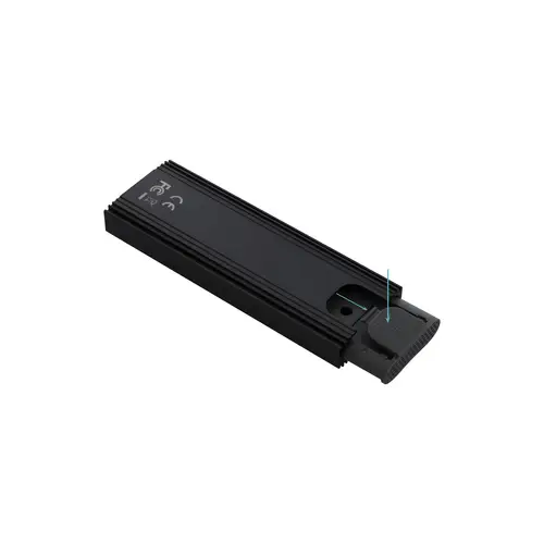 Caja Externa para SSD M.2 NVMe PICe, Negra - Imagen 3