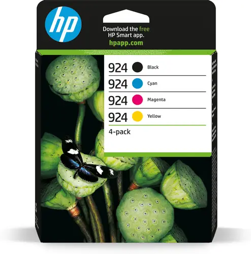Paquete de 4 Cartuchos de Tinta Original 924 CMYK - Imagen 1