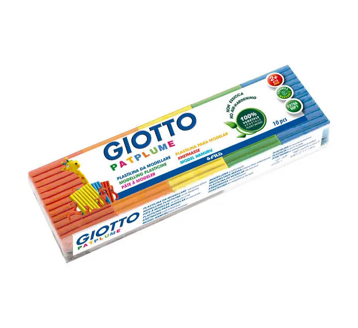 C.10U PLASTILINA GIOTTO PATPLUME STDO 50GR 513300