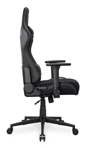 CGR-A2F-GLB Silla para videojuegos universal Asiento acolchado tapizado Negro, Oro - Imagen 4