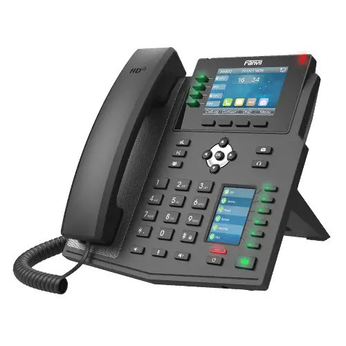 X5U teléfono IP Negro 16 líneas LCD Wifi