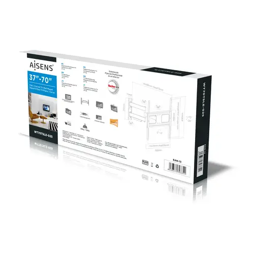 WT70TSLE-025 soporte para TV 177,8 cm (70") Negro - Imagen 8