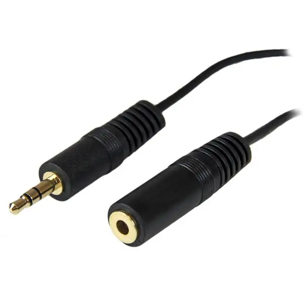 Cable de 3,6m Alargador Extensor de Audio Mini Jack 3,5mm Chapado..