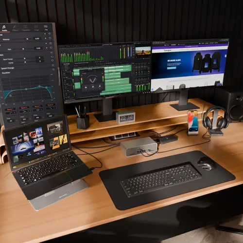 DOCK230EUZ base para portátil y replicador de puertos Alámbrico Thunderbolt 5 Plata - Imagen 19