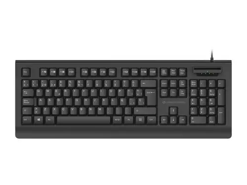 KAYNE01ES teclado Oficina USB QWERTY Español Negro - Imagen 1
