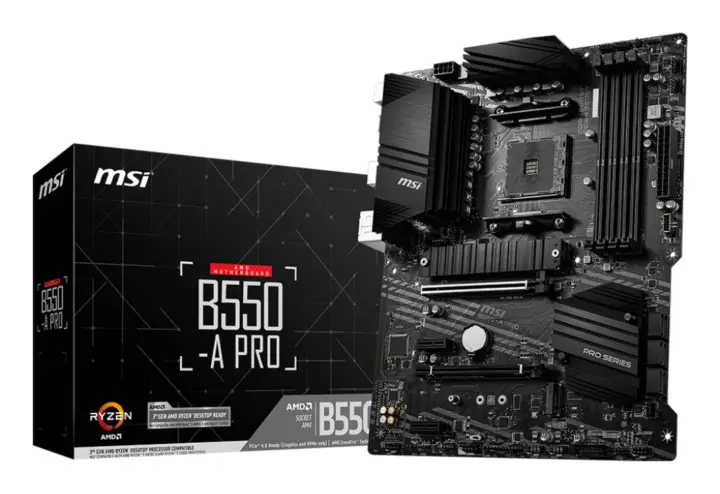 B550-A PRO placa base AMD B550 Zócalo AM4 ATX