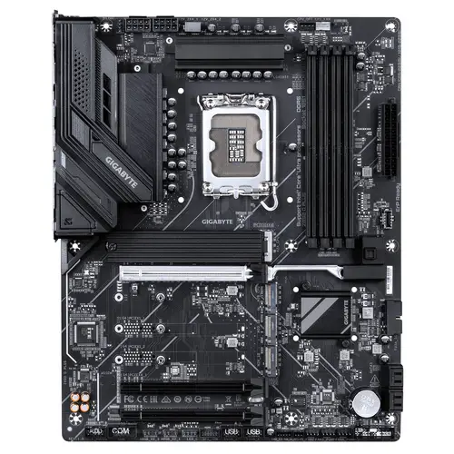Z890 D PLUS Placa Base  Compatible con procesadores Intel Core Ultra (Serie 2), VRM de 12+1+2 fases, hasta 9466 MHz DDR5 (OC), 1x PCIe 5.0 M.2 + 3x PCIe 4.0 M.2, LAN 2.5 GbE, USB 3.2 Gen 2 - Imagen 2