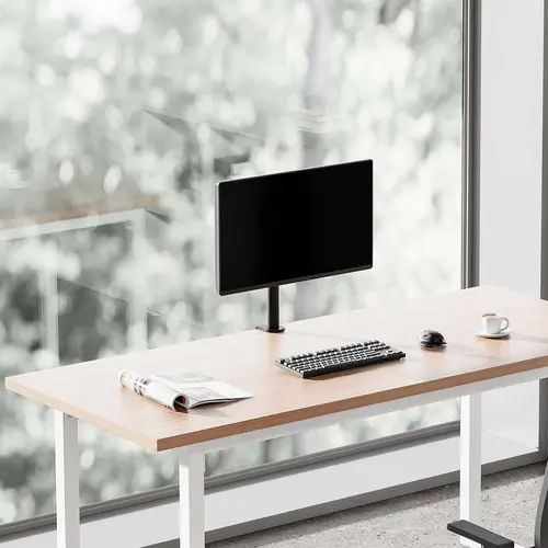 Soporte de mesa eco giratorio e inclinable para monitor/TV 10kg de 17-32, Negro - Imagen 4