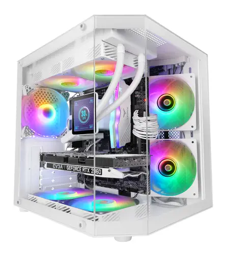 MC-3TLITEW Mini Tower Blanco - Imagen 1