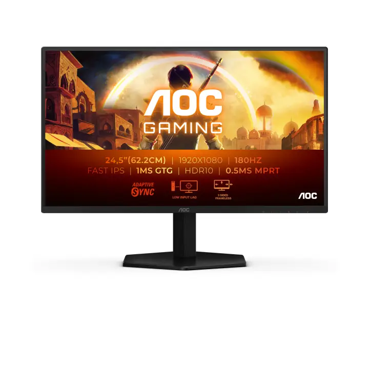 G4 25G42E pantalla para PC 62,2 cm (24.5") 1920 x 1080 Pixeles Full HD LED Negro, Rojo