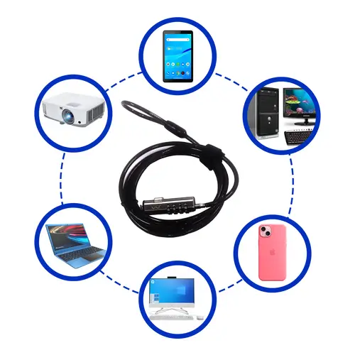 EW1238 cable antirrobo Negro 1,8 m - Imagen 6