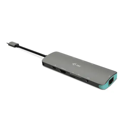Metal USB-C Nano Docking Station 4K HDMI LAN + Power Delivery 100 W - Imagen 1