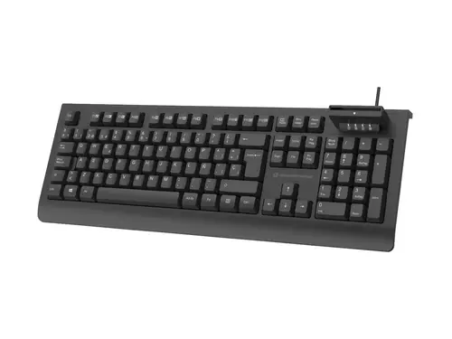 KAYNE01ES teclado Oficina USB QWERTY Español Negro - Imagen 2