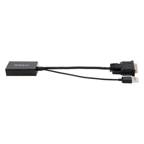 Adaptador DVI a DisplayPort Alimentado por USB - Conversor DVI a DisplayPort - Convertidor DVI-D a DP - 1920x1200 - Imagen 6
