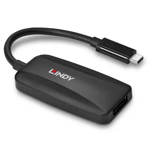 43337 adaptador de cable de vídeo 0,13 m USB Tipo C DisplayPort Negro - Imagen 3